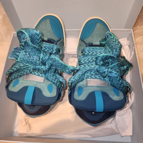 Lanvin Blue and Teal Athletic Shoes - thefablabs.dk display picture 1